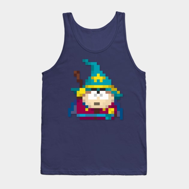 Eric Cartman low-res pixelart Tank Top by JinnPixel